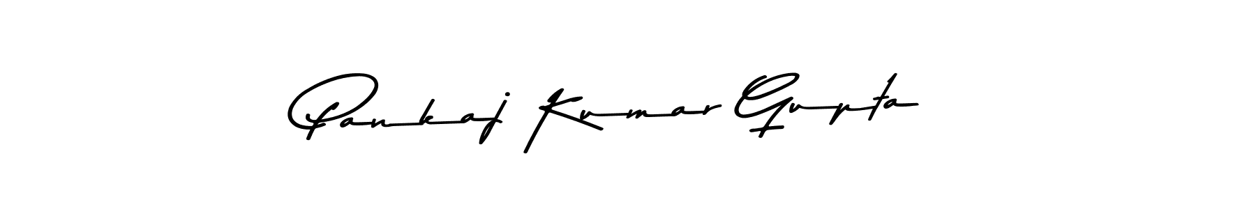 How to make Pankaj Kumar Gupta name signature. Use Asem Kandis PERSONAL USE style for creating short signs online. This is the latest handwritten sign. Pankaj Kumar Gupta signature style 9 images and pictures png