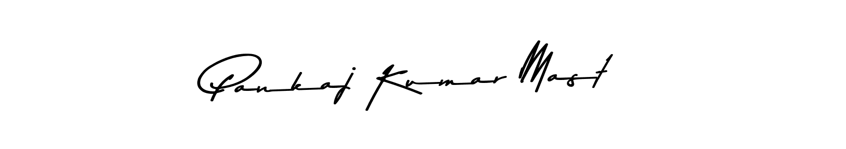 Design your own signature with our free online signature maker. With this signature software, you can create a handwritten (Asem Kandis PERSONAL USE) signature for name Pankaj Kumar Mast. Pankaj Kumar Mast signature style 9 images and pictures png