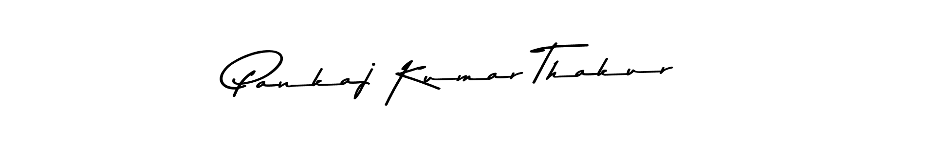 Make a beautiful signature design for name Pankaj Kumar Thakur. With this signature (Asem Kandis PERSONAL USE) style, you can create a handwritten signature for free. Pankaj Kumar Thakur signature style 9 images and pictures png