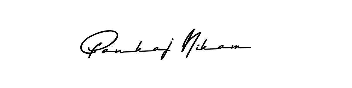 This is the best signature style for the Pankaj Nikam name. Also you like these signature font (Asem Kandis PERSONAL USE). Mix name signature. Pankaj Nikam signature style 9 images and pictures png