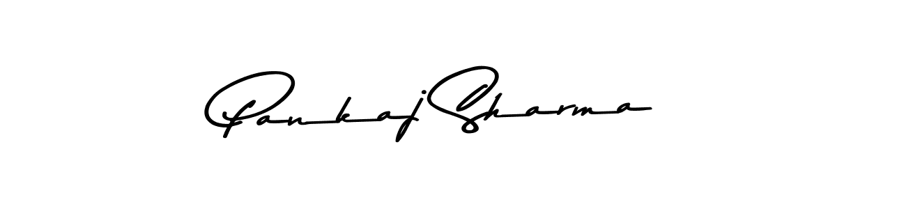 Use a signature maker to create a handwritten signature online. With this signature software, you can design (Asem Kandis PERSONAL USE) your own signature for name Pankaj Sharma. Pankaj Sharma signature style 9 images and pictures png