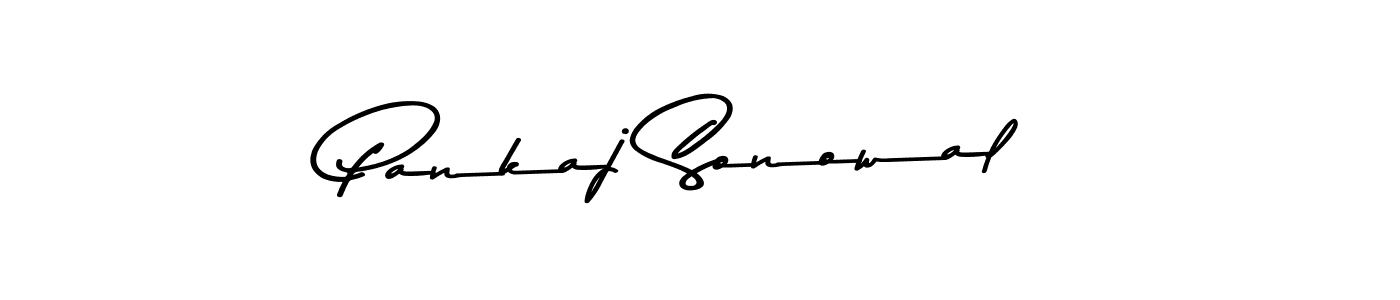 Create a beautiful signature design for name Pankaj Sonowal. With this signature (Asem Kandis PERSONAL USE) fonts, you can make a handwritten signature for free. Pankaj Sonowal signature style 9 images and pictures png