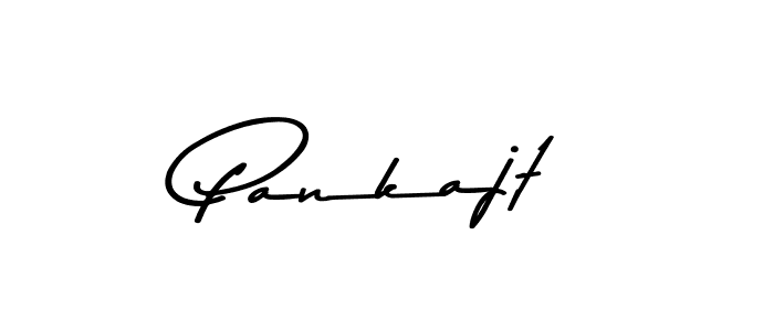 Design your own signature with our free online signature maker. With this signature software, you can create a handwritten (Asem Kandis PERSONAL USE) signature for name Pankajt. Pankajt signature style 9 images and pictures png
