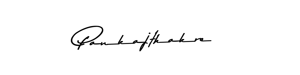 Create a beautiful signature design for name Pankajthakre. With this signature (Asem Kandis PERSONAL USE) fonts, you can make a handwritten signature for free. Pankajthakre signature style 9 images and pictures png