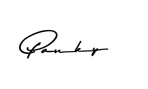 Make a beautiful signature design for name Panky. With this signature (Asem Kandis PERSONAL USE) style, you can create a handwritten signature for free. Panky signature style 9 images and pictures png