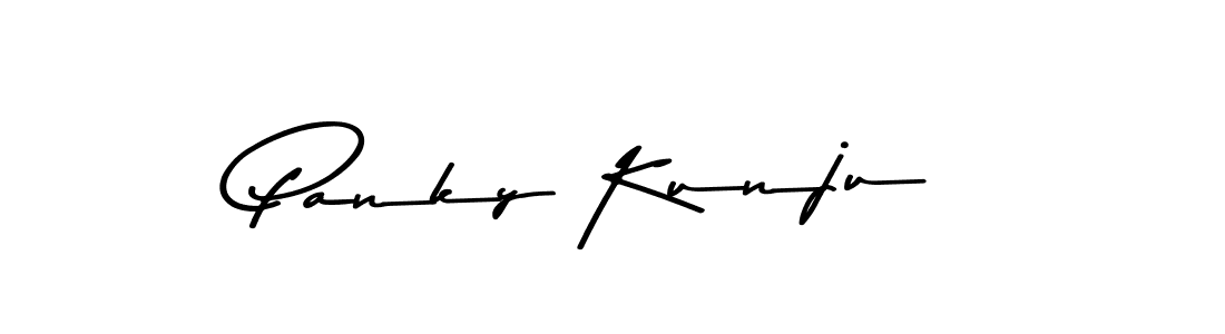 Similarly Asem Kandis PERSONAL USE is the best handwritten signature design. Signature creator online .You can use it as an online autograph creator for name Panky Kunju. Panky Kunju signature style 9 images and pictures png