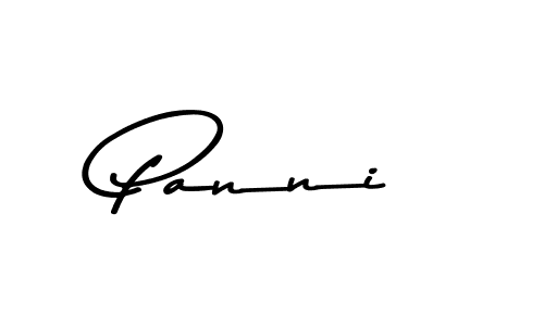 How to make Panni name signature. Use Asem Kandis PERSONAL USE style for creating short signs online. This is the latest handwritten sign. Panni signature style 9 images and pictures png
