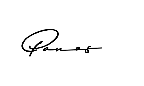 Design your own signature with our free online signature maker. With this signature software, you can create a handwritten (Asem Kandis PERSONAL USE) signature for name Panos. Panos signature style 9 images and pictures png