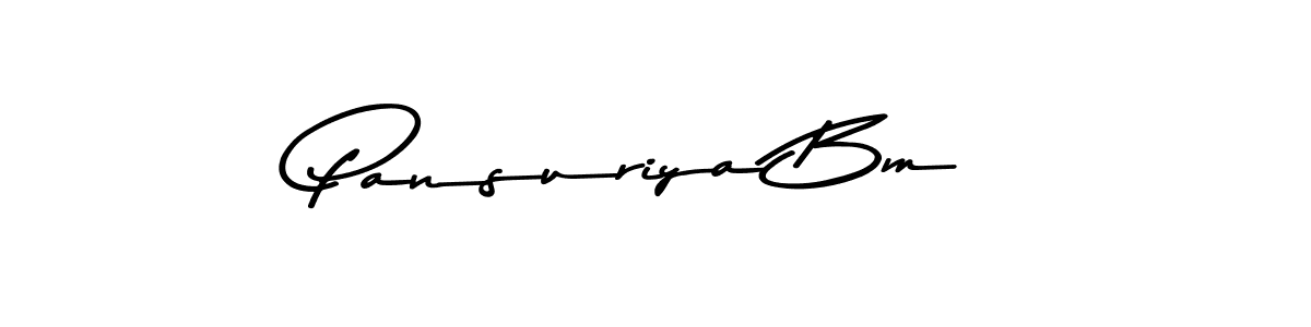 Use a signature maker to create a handwritten signature online. With this signature software, you can design (Asem Kandis PERSONAL USE) your own signature for name Pansuriya Bm. Pansuriya Bm signature style 9 images and pictures png