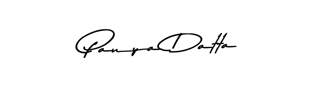 Make a beautiful signature design for name Panya Datta. With this signature (Asem Kandis PERSONAL USE) style, you can create a handwritten signature for free. Panya Datta signature style 9 images and pictures png