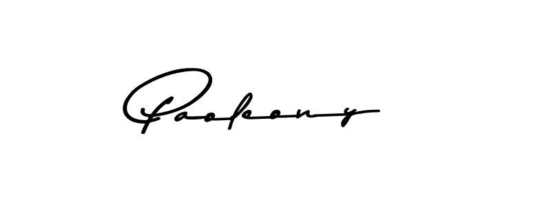 How to make Paoleony signature? Asem Kandis PERSONAL USE is a professional autograph style. Create handwritten signature for Paoleony name. Paoleony signature style 9 images and pictures png