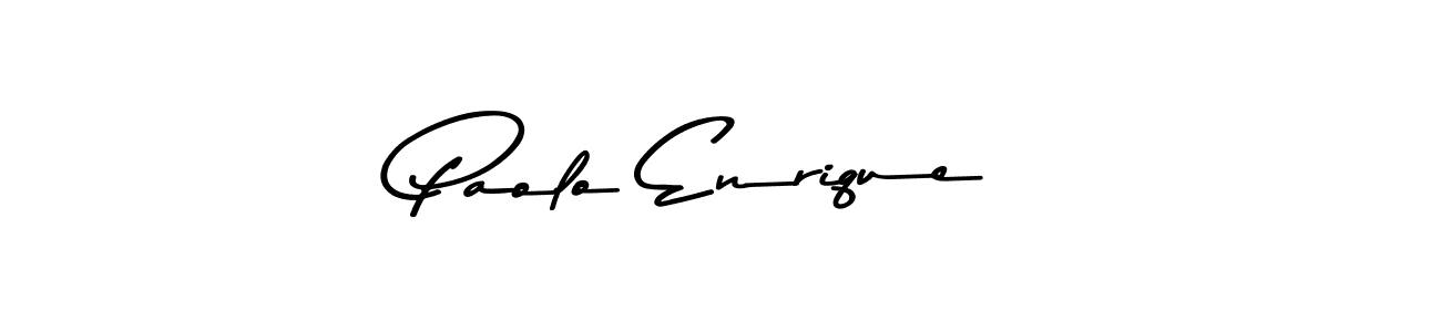 Design your own signature with our free online signature maker. With this signature software, you can create a handwritten (Asem Kandis PERSONAL USE) signature for name Paolo Enrique. Paolo Enrique signature style 9 images and pictures png