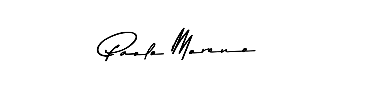 How to make Paolo Moreno name signature. Use Asem Kandis PERSONAL USE style for creating short signs online. This is the latest handwritten sign. Paolo Moreno signature style 9 images and pictures png