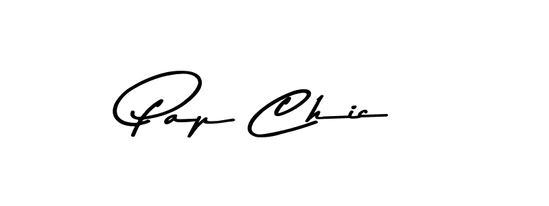 Use a signature maker to create a handwritten signature online. With this signature software, you can design (Asem Kandis PERSONAL USE) your own signature for name Pap Chic. Pap Chic signature style 9 images and pictures png