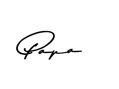 You should practise on your own different ways (Asem Kandis PERSONAL USE) to write your name (Papa) in signature. don't let someone else do it for you. Papa signature style 9 images and pictures png