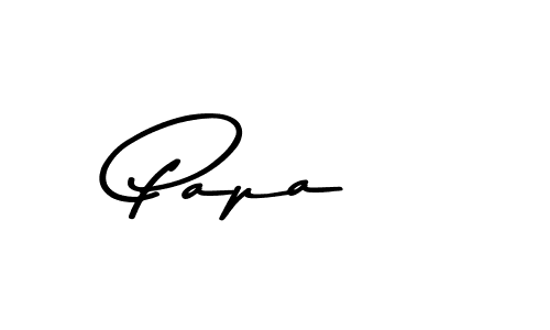 The best way (Asem Kandis PERSONAL USE) to make a short signature is to pick only two or three words in your name. The name Papa  include a total of six letters. For converting this name. Papa  signature style 9 images and pictures png