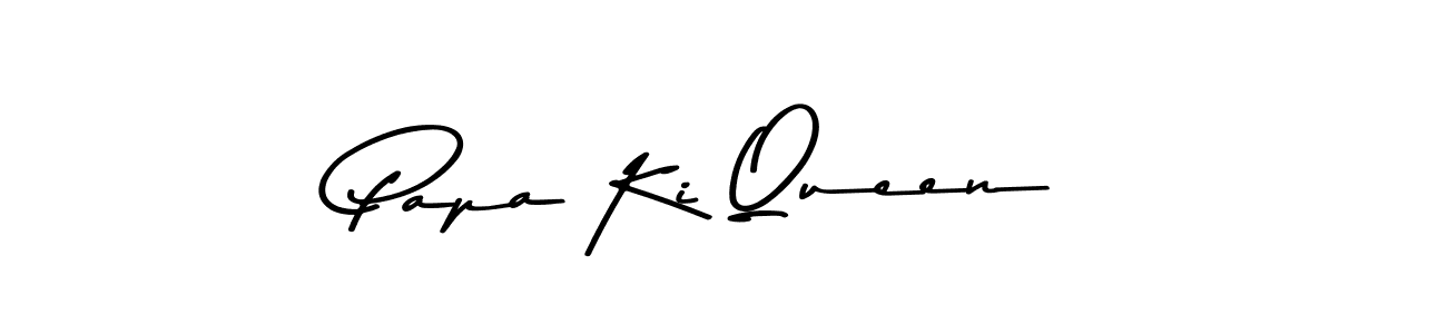 Make a beautiful signature design for name Papa Ki Queen. With this signature (Asem Kandis PERSONAL USE) style, you can create a handwritten signature for free. Papa Ki Queen signature style 9 images and pictures png