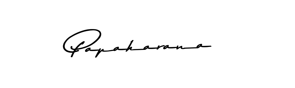 How to make Papaharana signature? Asem Kandis PERSONAL USE is a professional autograph style. Create handwritten signature for Papaharana name. Papaharana signature style 9 images and pictures png