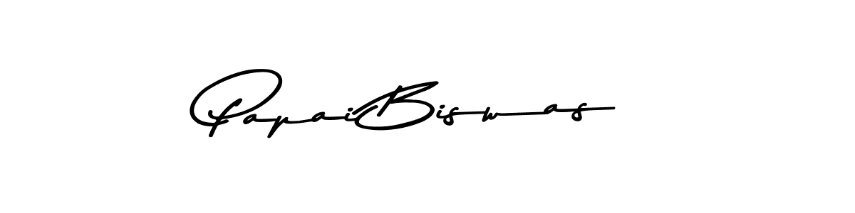 Use a signature maker to create a handwritten signature online. With this signature software, you can design (Asem Kandis PERSONAL USE) your own signature for name Papai Biswas. Papai Biswas signature style 9 images and pictures png