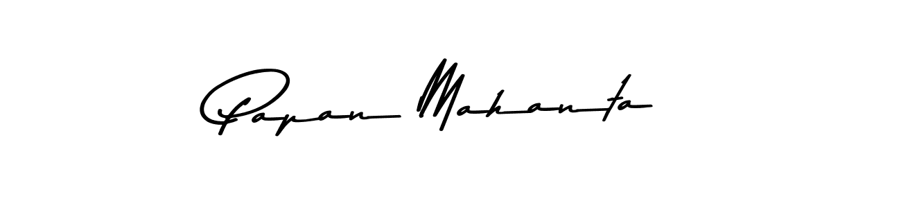 How to make Papan Mahanta name signature. Use Asem Kandis PERSONAL USE style for creating short signs online. This is the latest handwritten sign. Papan Mahanta signature style 9 images and pictures png