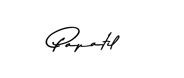 Papatil stylish signature style. Best Handwritten Sign (Asem Kandis PERSONAL USE) for my name. Handwritten Signature Collection Ideas for my name Papatil. Papatil signature style 9 images and pictures png