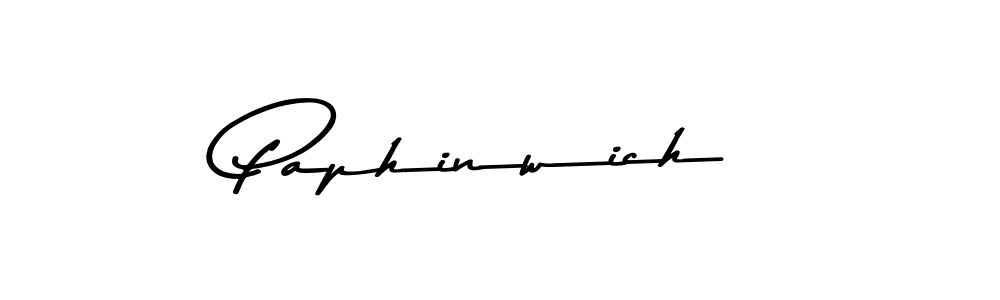 Make a beautiful signature design for name Paphinwich. Use this online signature maker to create a handwritten signature for free. Paphinwich signature style 9 images and pictures png