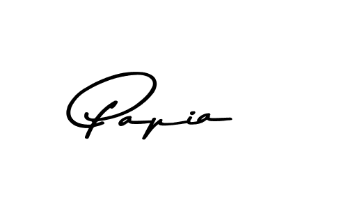 Papia stylish signature style. Best Handwritten Sign (Asem Kandis PERSONAL USE) for my name. Handwritten Signature Collection Ideas for my name Papia. Papia signature style 9 images and pictures png