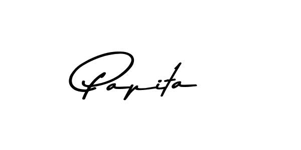 How to make Papita signature? Asem Kandis PERSONAL USE is a professional autograph style. Create handwritten signature for Papita name. Papita signature style 9 images and pictures png