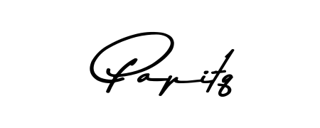 Make a beautiful signature design for name Papitq. With this signature (Asem Kandis PERSONAL USE) style, you can create a handwritten signature for free. Papitq signature style 9 images and pictures png