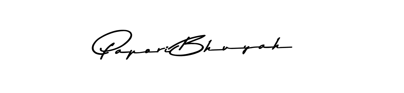 if you are searching for the best signature style for your name Papori Bhuyah. so please give up your signature search. here we have designed multiple signature styles  using Asem Kandis PERSONAL USE. Papori Bhuyah signature style 9 images and pictures png