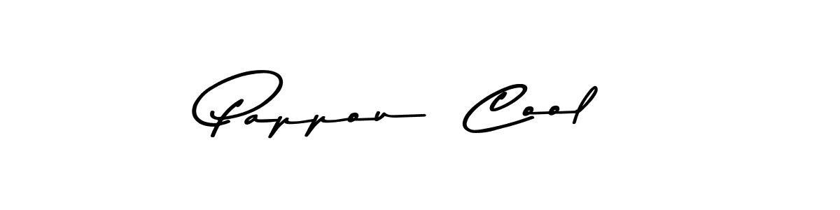 The best way (Asem Kandis PERSONAL USE) to make a short signature is to pick only two or three words in your name. The name Pappou  Cool include a total of six letters. For converting this name. Pappou  Cool signature style 9 images and pictures png