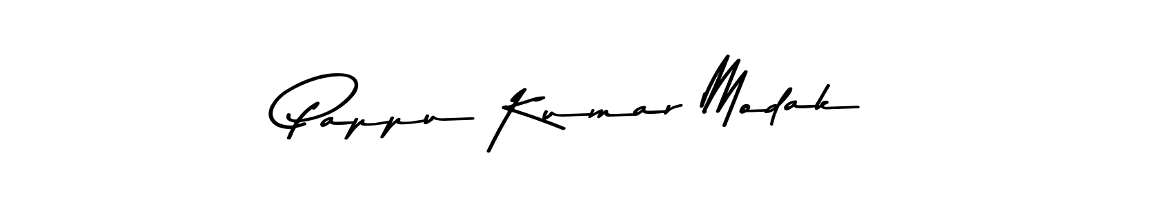 Design your own signature with our free online signature maker. With this signature software, you can create a handwritten (Asem Kandis PERSONAL USE) signature for name Pappu Kumar Modak. Pappu Kumar Modak signature style 9 images and pictures png