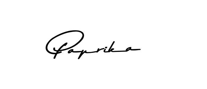 Design your own signature with our free online signature maker. With this signature software, you can create a handwritten (Asem Kandis PERSONAL USE) signature for name Paprika. Paprika signature style 9 images and pictures png