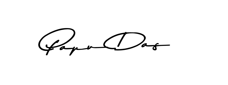 Create a beautiful signature design for name Papu Das. With this signature (Asem Kandis PERSONAL USE) fonts, you can make a handwritten signature for free. Papu Das signature style 9 images and pictures png