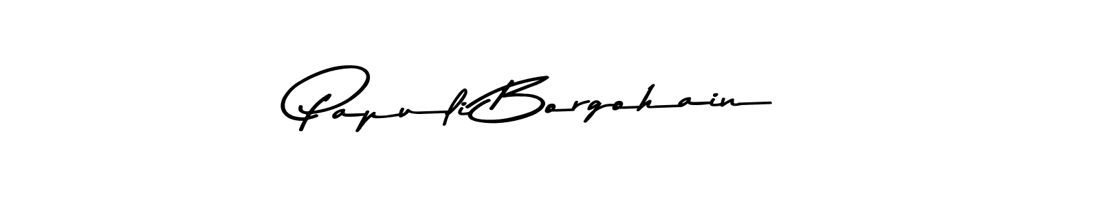 Make a beautiful signature design for name Papuli Borgohain. Use this online signature maker to create a handwritten signature for free. Papuli Borgohain signature style 9 images and pictures png