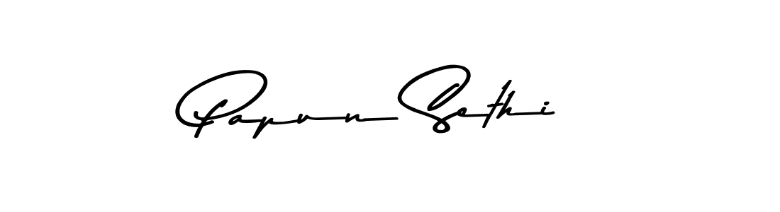 Similarly Asem Kandis PERSONAL USE is the best handwritten signature design. Signature creator online .You can use it as an online autograph creator for name Papun Sethi. Papun Sethi signature style 9 images and pictures png