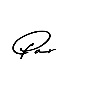 Create a beautiful signature design for name Par. With this signature (Asem Kandis PERSONAL USE) fonts, you can make a handwritten signature for free. Par signature style 9 images and pictures png