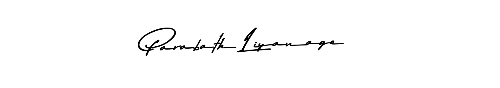 How to make Parabath Liyanage signature? Asem Kandis PERSONAL USE is a professional autograph style. Create handwritten signature for Parabath Liyanage name. Parabath Liyanage signature style 9 images and pictures png