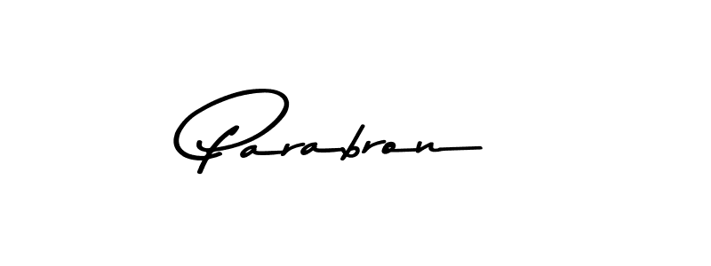 How to make Parabron signature? Asem Kandis PERSONAL USE is a professional autograph style. Create handwritten signature for Parabron name. Parabron signature style 9 images and pictures png