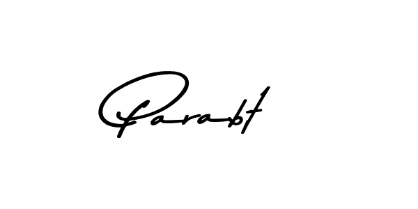 Design your own signature with our free online signature maker. With this signature software, you can create a handwritten (Asem Kandis PERSONAL USE) signature for name Parabt. Parabt signature style 9 images and pictures png