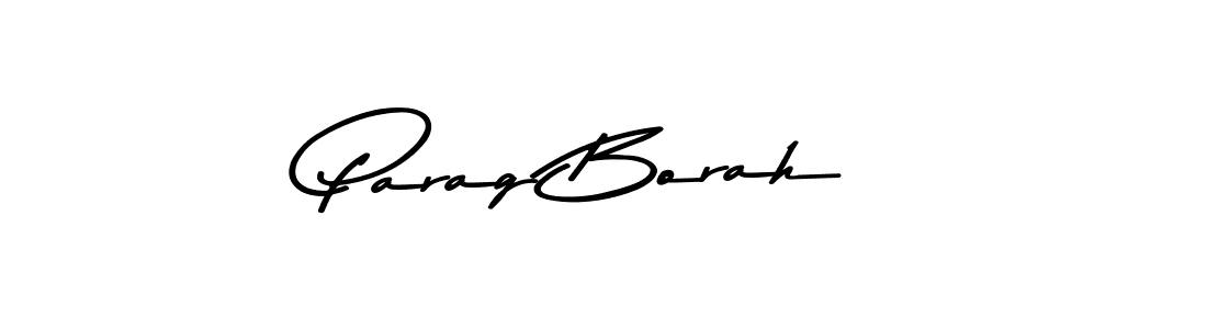 Use a signature maker to create a handwritten signature online. With this signature software, you can design (Asem Kandis PERSONAL USE) your own signature for name Parag Borah. Parag Borah signature style 9 images and pictures png