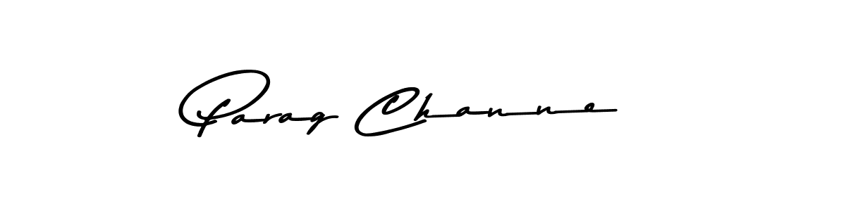 How to Draw Parag Channe signature style? Asem Kandis PERSONAL USE is a latest design signature styles for name Parag Channe. Parag Channe signature style 9 images and pictures png