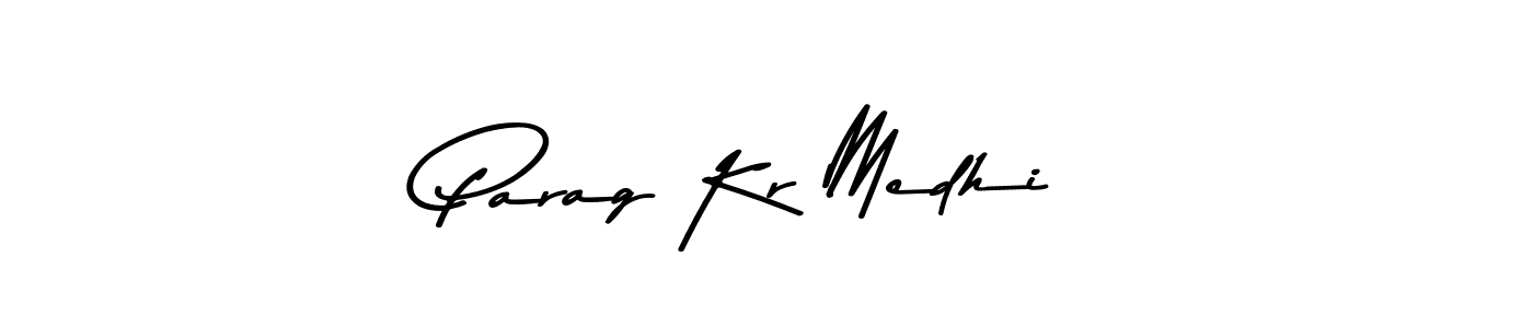 Design your own signature with our free online signature maker. With this signature software, you can create a handwritten (Asem Kandis PERSONAL USE) signature for name Parag Kr Medhi. Parag Kr Medhi signature style 9 images and pictures png