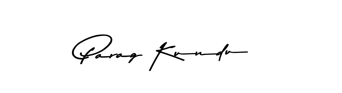 Design your own signature with our free online signature maker. With this signature software, you can create a handwritten (Asem Kandis PERSONAL USE) signature for name Parag Kundu. Parag Kundu signature style 9 images and pictures png