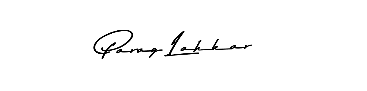 Create a beautiful signature design for name Parag Lahkar. With this signature (Asem Kandis PERSONAL USE) fonts, you can make a handwritten signature for free. Parag Lahkar signature style 9 images and pictures png