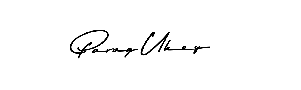 Parag Ukey stylish signature style. Best Handwritten Sign (Asem Kandis PERSONAL USE) for my name. Handwritten Signature Collection Ideas for my name Parag Ukey. Parag Ukey signature style 9 images and pictures png