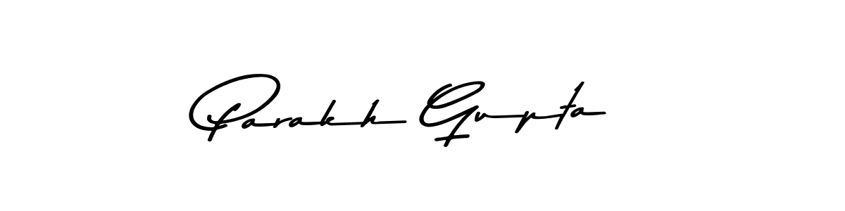 Design your own signature with our free online signature maker. With this signature software, you can create a handwritten (Asem Kandis PERSONAL USE) signature for name Parakh Gupta. Parakh Gupta signature style 9 images and pictures png