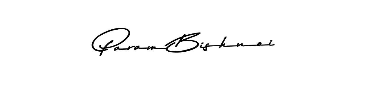 You should practise on your own different ways (Asem Kandis PERSONAL USE) to write your name (Param Bishnoi) in signature. don't let someone else do it for you. Param Bishnoi signature style 9 images and pictures png