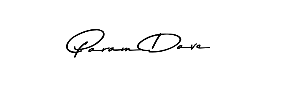 Similarly Asem Kandis PERSONAL USE is the best handwritten signature design. Signature creator online .You can use it as an online autograph creator for name Param Dave. Param Dave signature style 9 images and pictures png