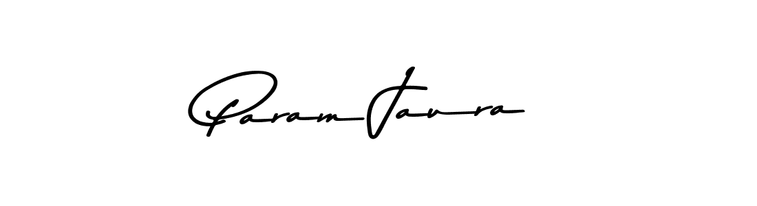 Make a beautiful signature design for name Param Jaura. With this signature (Asem Kandis PERSONAL USE) style, you can create a handwritten signature for free. Param Jaura signature style 9 images and pictures png
